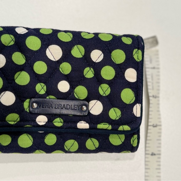 Vera Bradley Fabric Polka Dot Wallet NEW - Picture 2 of 7